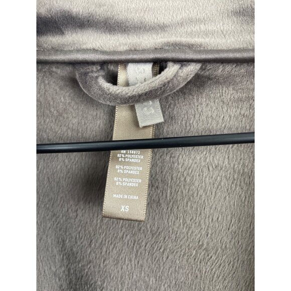 Skims Women's XS Velour Sleep Short Robe Brown Loungewear Comfy Hygge Amethyst - Picture 4 of 7